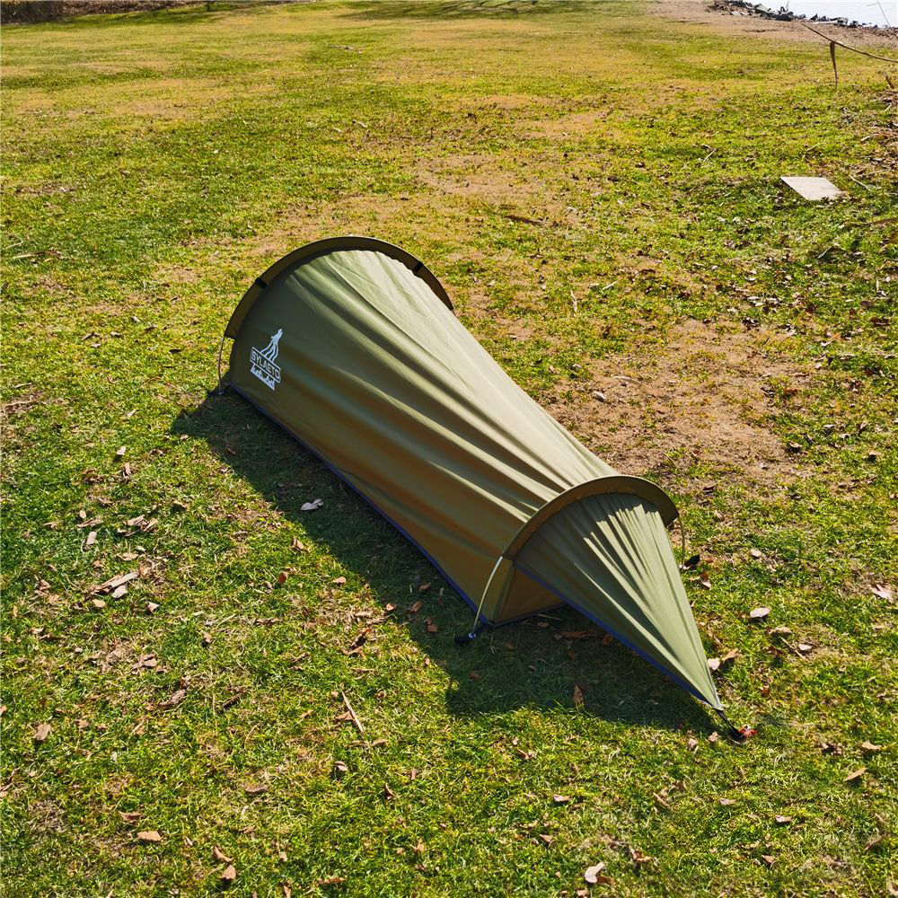 Lều cắm trại ngoài trời siêu nhẹ cho một người kiêm túi ngủ di động