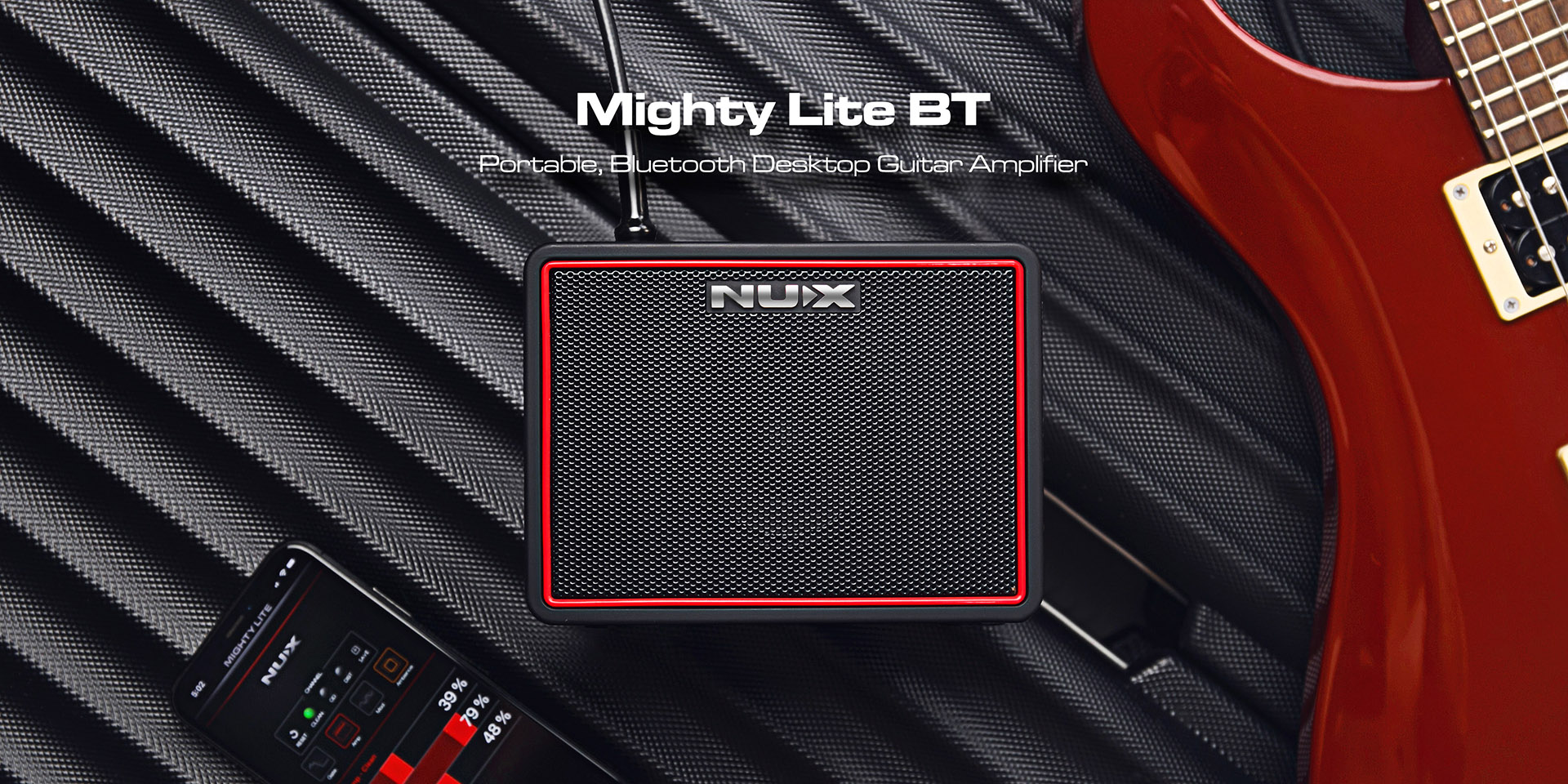 Amplifier Guitar Điện Nux Mighty Lite BT - Bluetooth - Hàng chính hãng