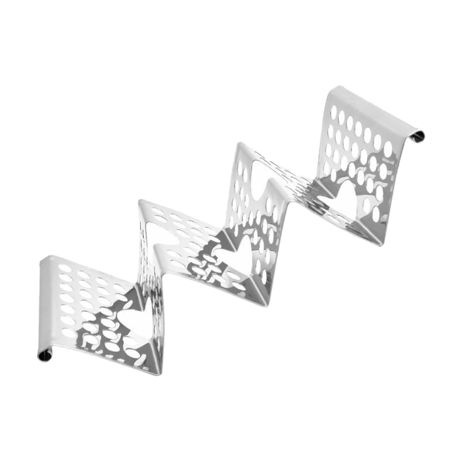 Stainless Steel Taco Holders Holds up to 3 Tacos Roll Rack Taco Holder Stand