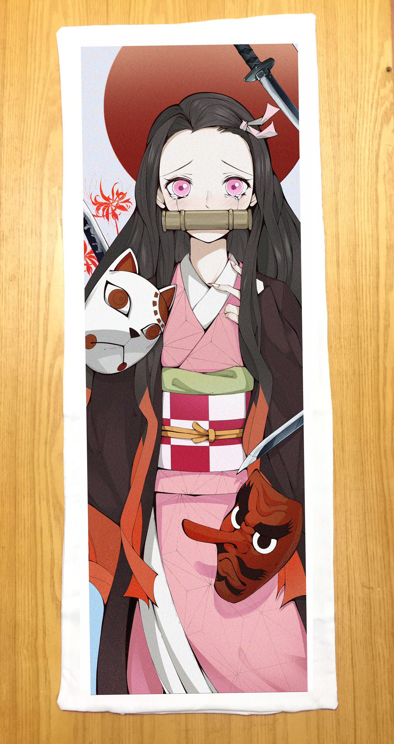 VỎ GỐI ÔM ANIME MANGA 40cm x 100cm Kimetsu no Yaiba nhiều mẫu