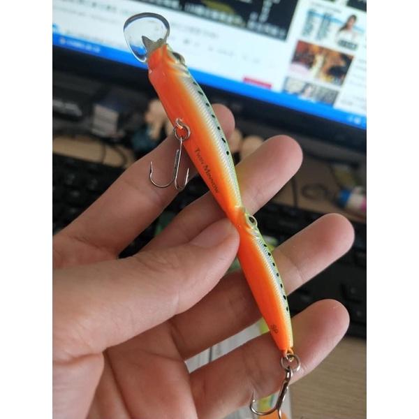 Mồi câu cá giả STRIKEPRO Twin Minnow