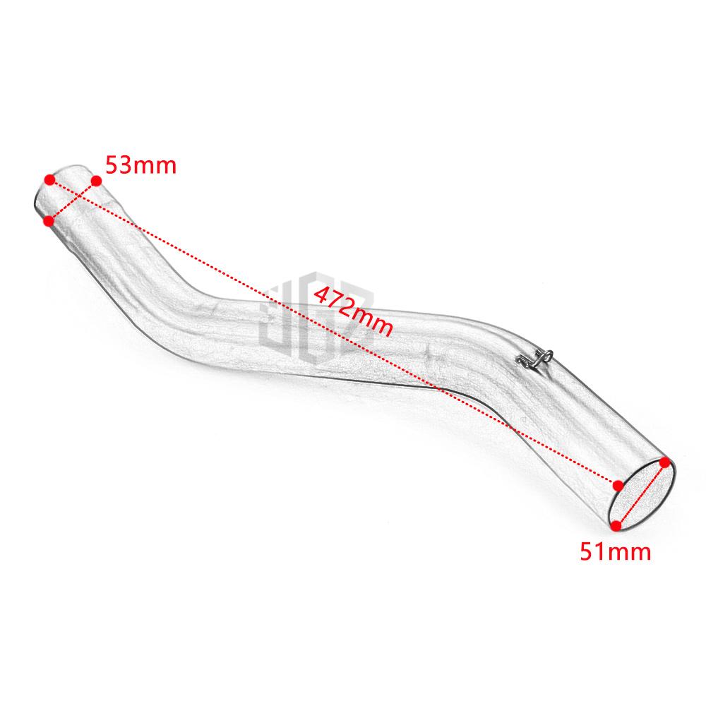 Ống Xả Bằng Thép Không Gỉ Cho Xe Kawasaki Zx-10 Zx10 2008 2009 2010