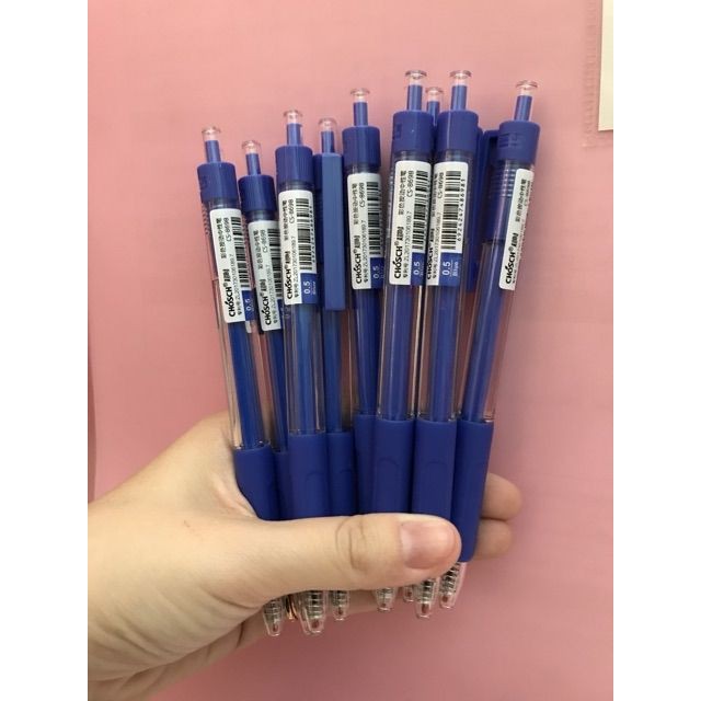 Bút Gel Bấm CHOSCH 0.5mm CS-8698 1 cây – Mực xanh