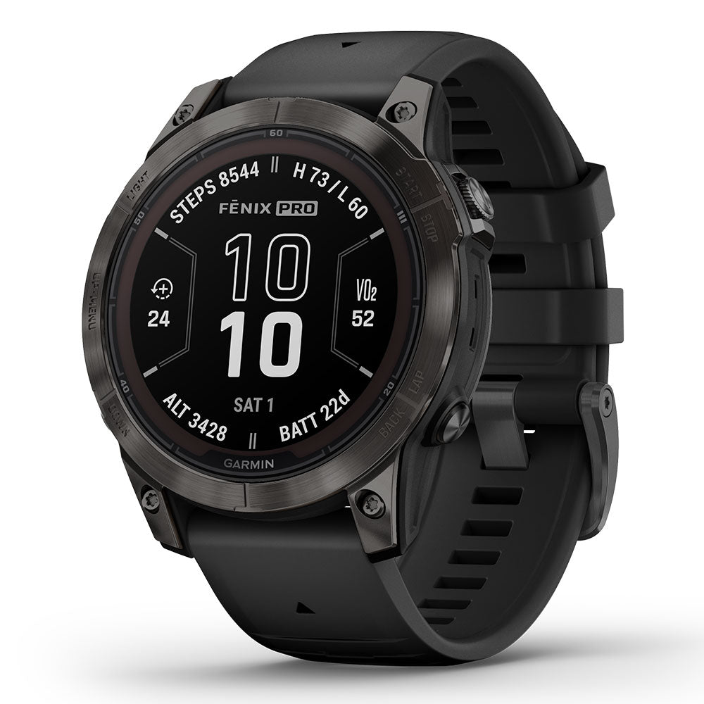 Đồng hồ Thông Minh Garmin fēnix 7 Pro Sapphire Solar (Black) - Hàng Chính Hãng