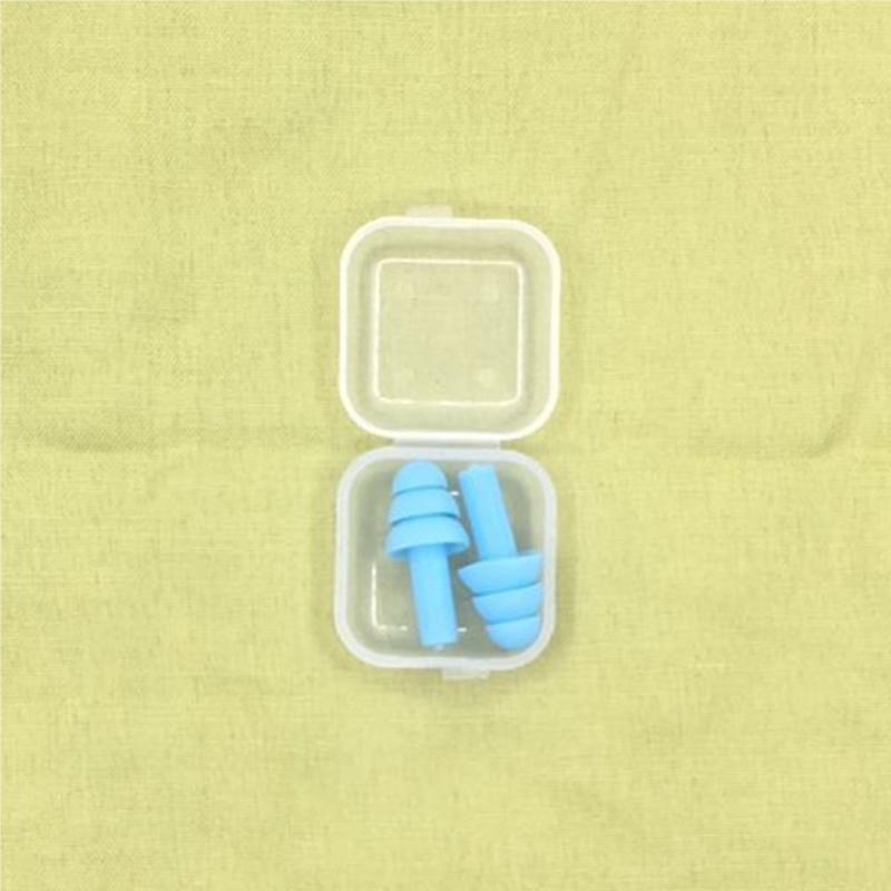 Cặp nút bịt tai BeautyBigBang bằng silicone chống tiếng ồn và chống nước tiện lợi