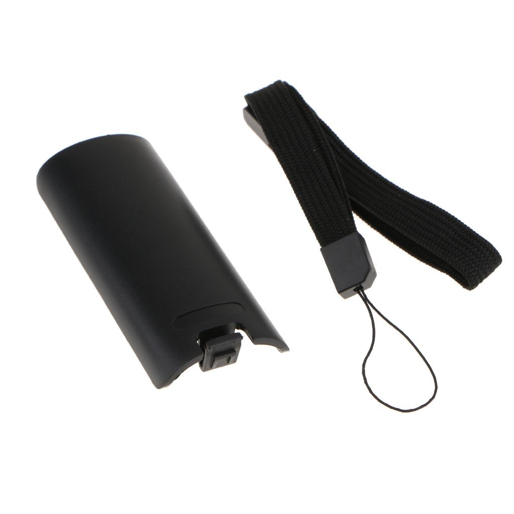 Battery Cover for Wii /Wii U Remote Control Back Door Case Lid + Wrist Strap