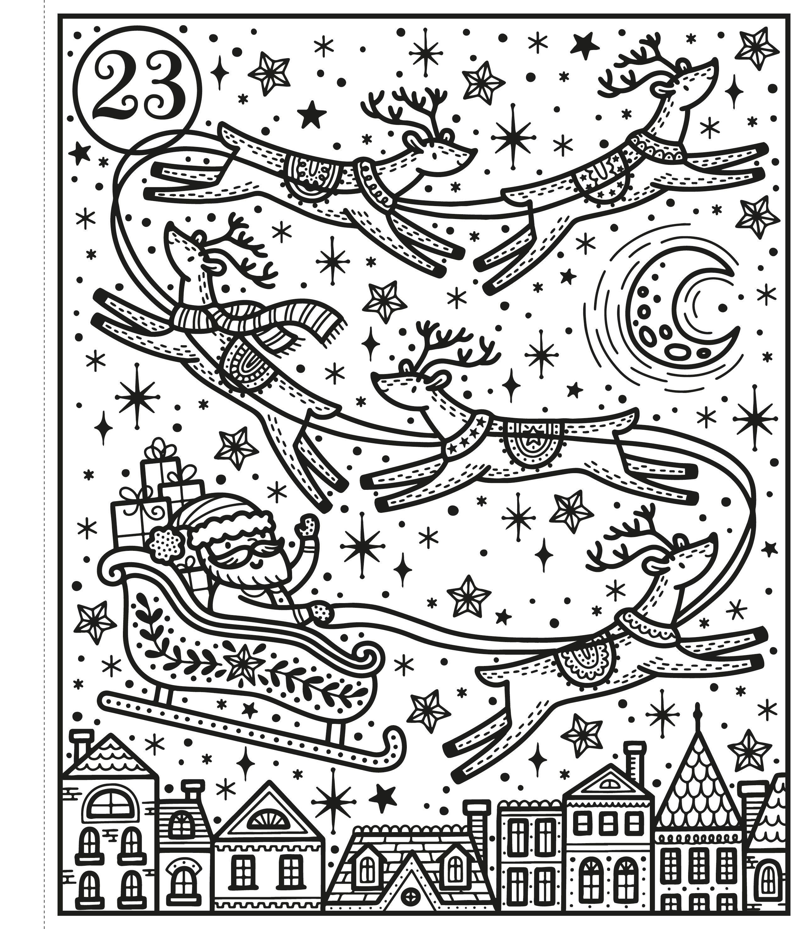 Sách ngoại văn: Magic Painting Countdown To Christmas