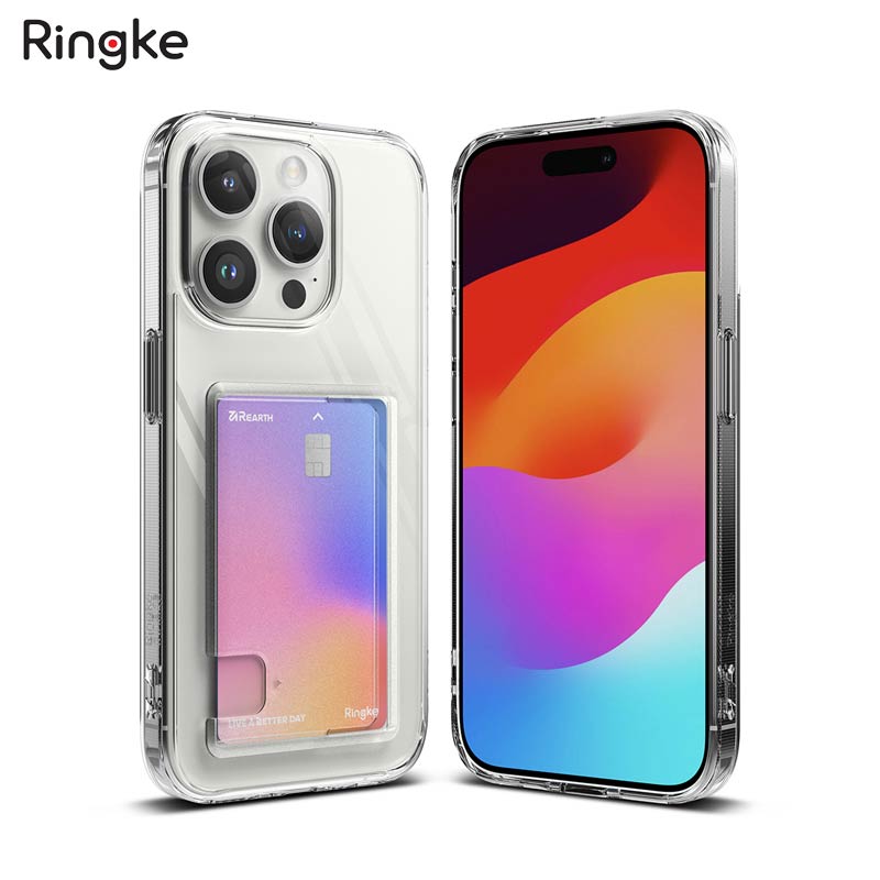 Ốp lưng dành cho iPhone 15 Pro Max/15 Pro/15 Plus/15 RINGKE Fusion Card - Hàng Chính Hãng