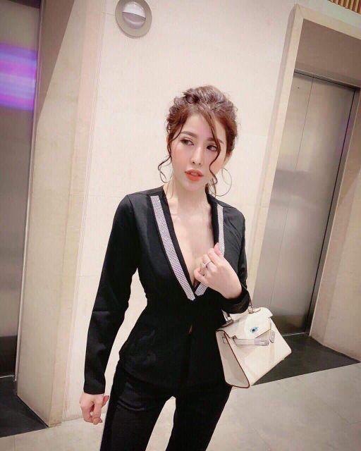 Sét áo vest ép đá quần tây