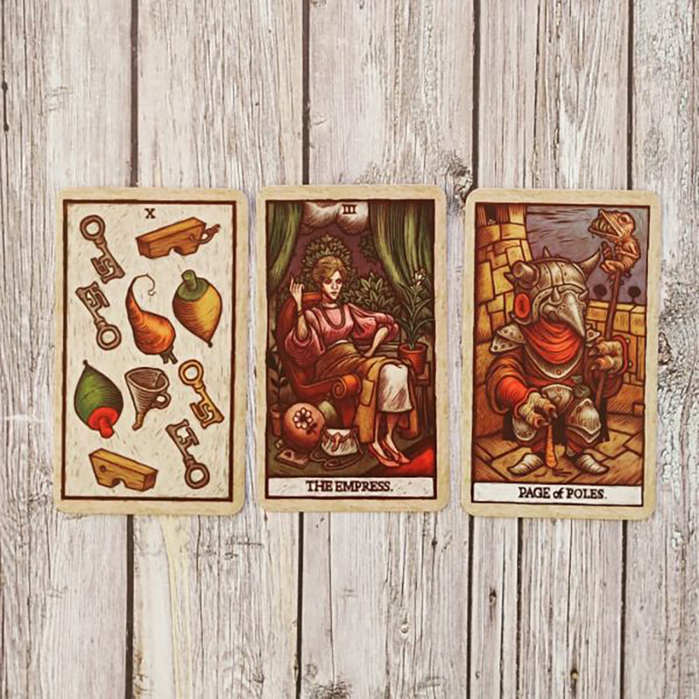 Bộ Bài Labyrinth Tarot 78 Lá Bài Đá Thanh Tẩy