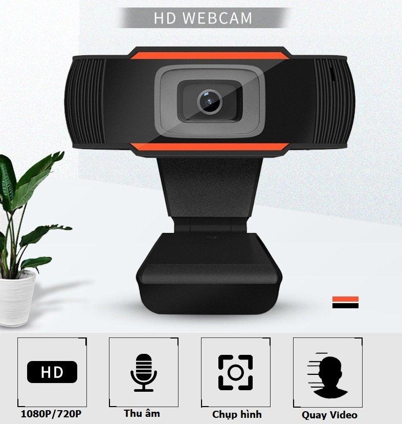 Webcam HD 1080P tích hợp Mic dành cho PC/ máy tính xách tay chất lượng cao