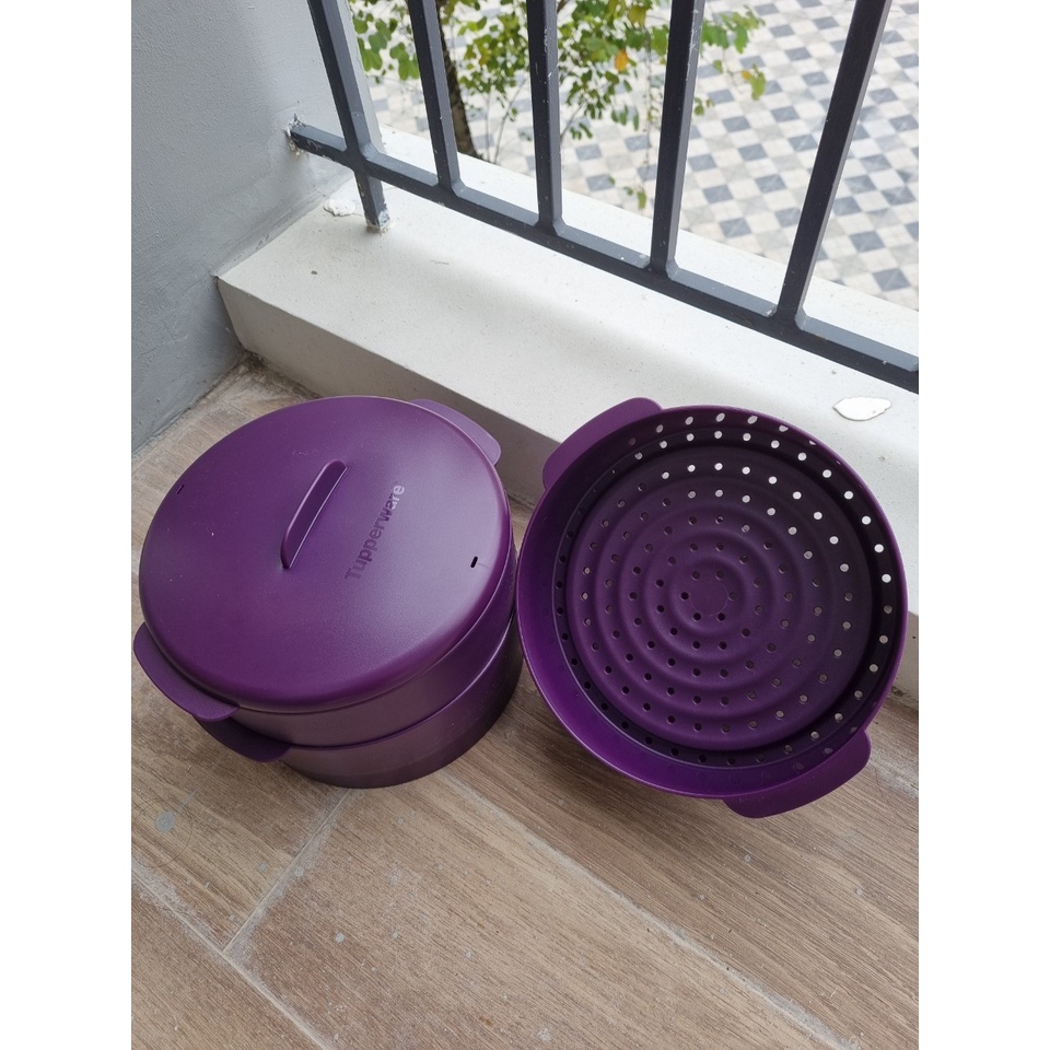 Xửng Hấp 3 Tầng Steam It Paraside 3 Tầng, Hàng Chính Hãng Tupperware, Nhựa Nguyên Sinh Hấp Cách Thủy, Bảo Hành Trọn Đời