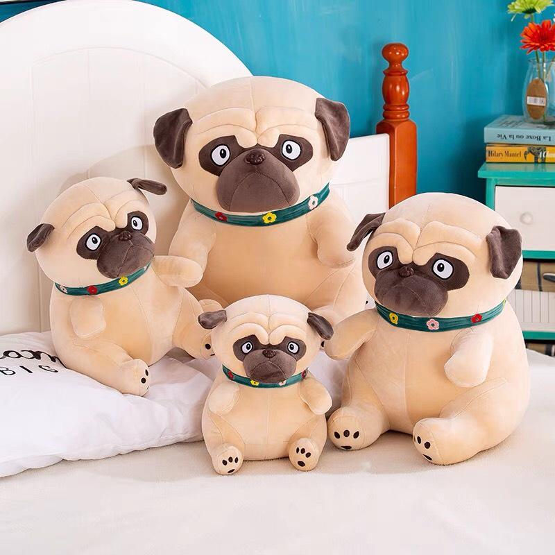 Gấu Bông Chó PUG Size 50cm Hàng Cao Cấp