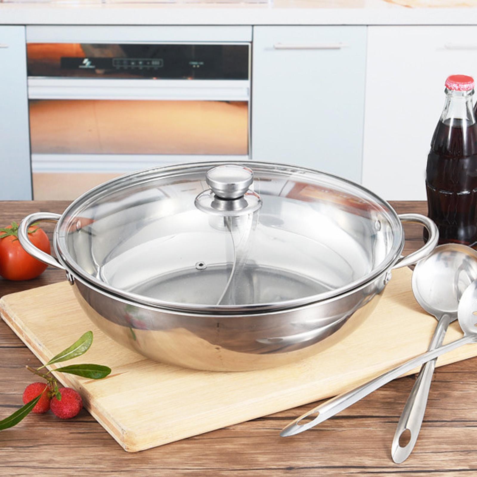 Pot with Divider Cookware Kitchenware Cookware Cooking Pot for