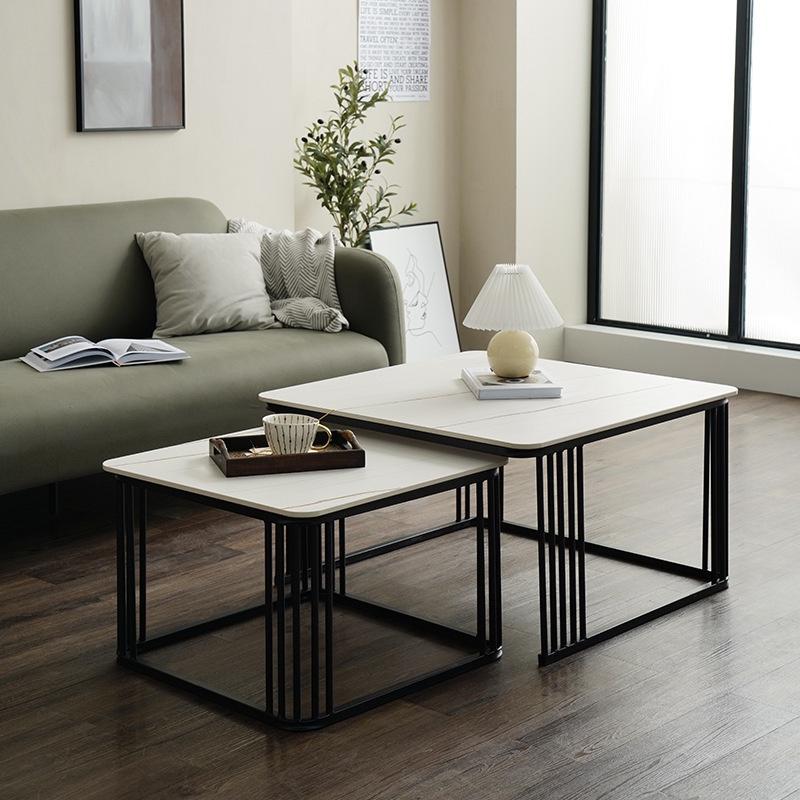 Bàn trà mặt đá sofa ceramic nhập khẩu, bàn phòng khách cao cấp phong cách hiện đại - Bảo hành 12 tháng