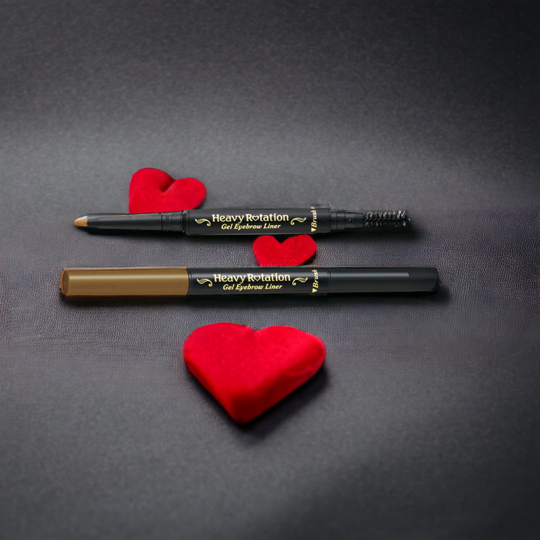 Bút Gel 2 Trong 1 Kẻ Lông Mày Và Mí Mắt Siêu Mịn Chống Trôi Kissme Heavy Rotation Gel Eyebrow Liner