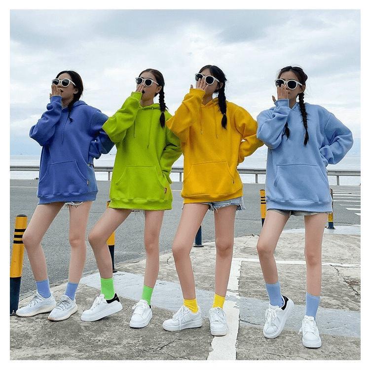 Áo hoodies nỉ ngoại teen trẻ trung