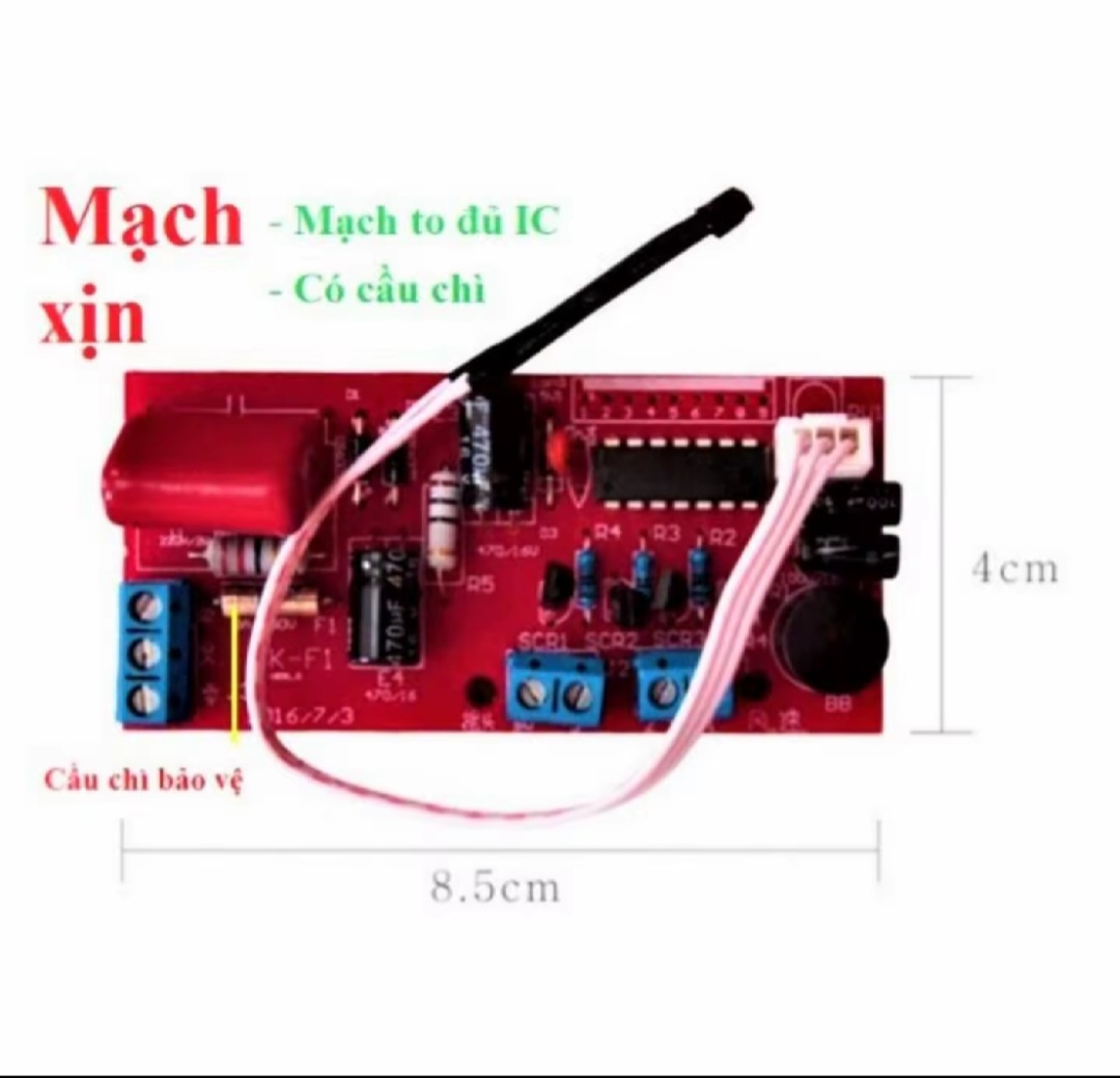 BỘ MẠCH ĐIỀU KHIỂN QUẠT TỪ XA THUẬN TIỆN CHO MỌI GIA ĐÌNH