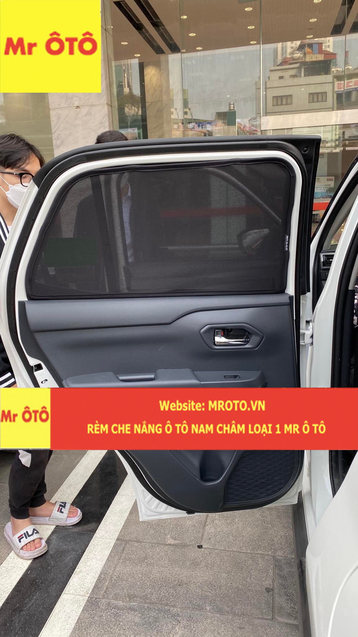 Rèm Che Nắng Xe Toyota Raize Hàng Loại 1 Chuẩn From, Dày Dặn