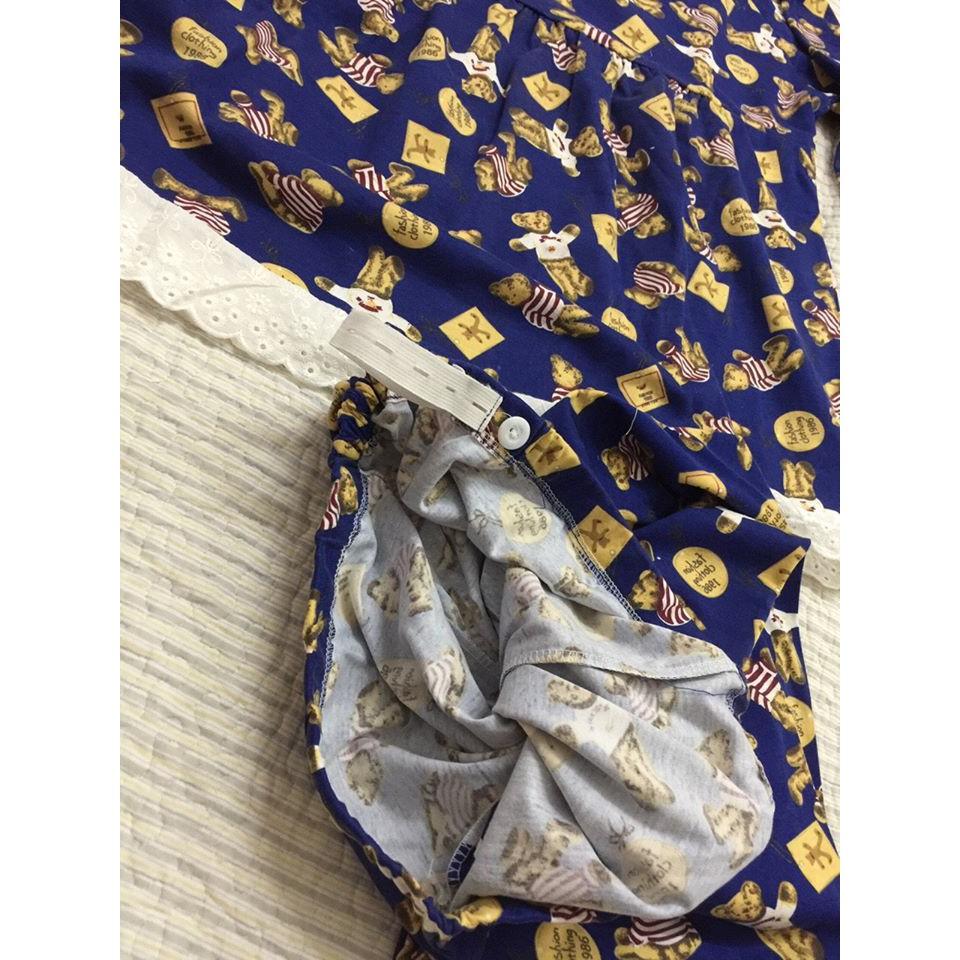 Bộ bầu  dài tay mặc nhà