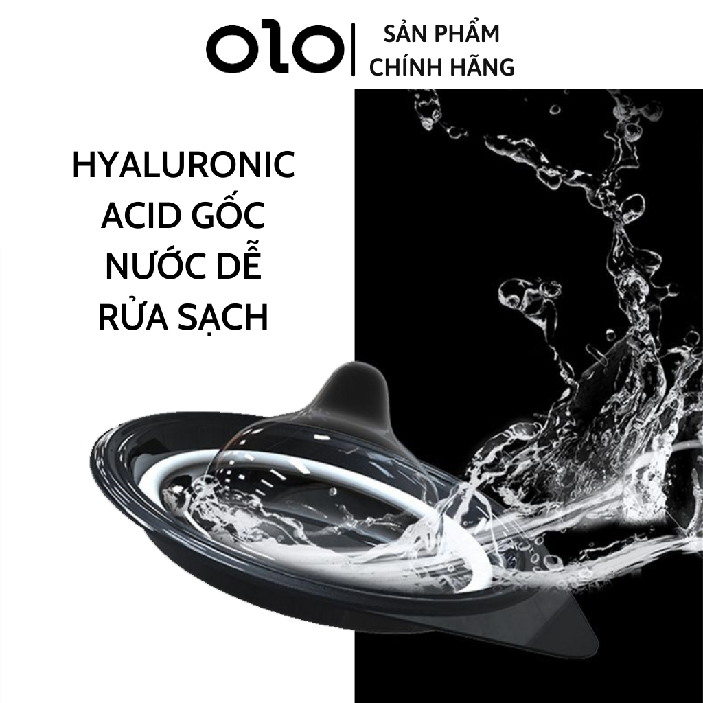 Bao cao su OLO tăng hưng phấn Ice & Fire lửa băng, siêu mỏng, nhiều gel - Hộp 10 bcs
