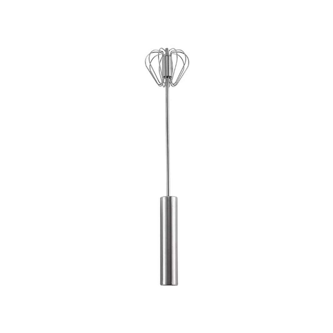 Cây đánh trứng inox 430 cao cấp trục lò xo trợ lực tự xoay thông minh làm bánh, làm kem tiện dụng an toàn kích thước 30 x 7cm kiểu dáng sang trọng thiết kế cầm tay chắc chắn dễ vệ sinh