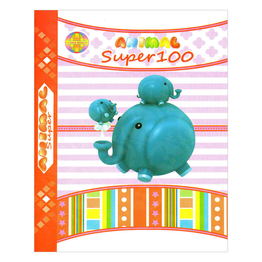 Lốc 10 Quyển Tập Super 100 4 Ô Ly Hòa Bình (96 Trang)