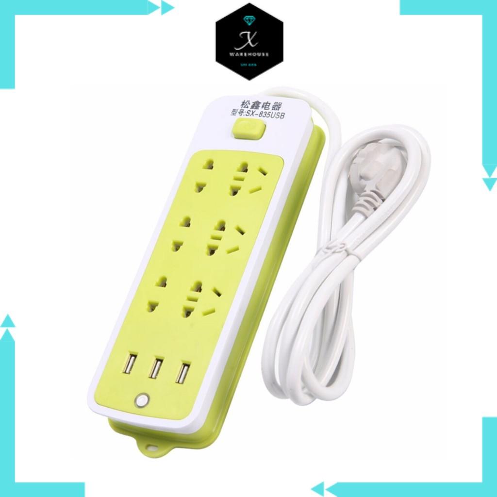 Ổ Cắm Điện Đa Năng Có 3 Cổng Sạc USB