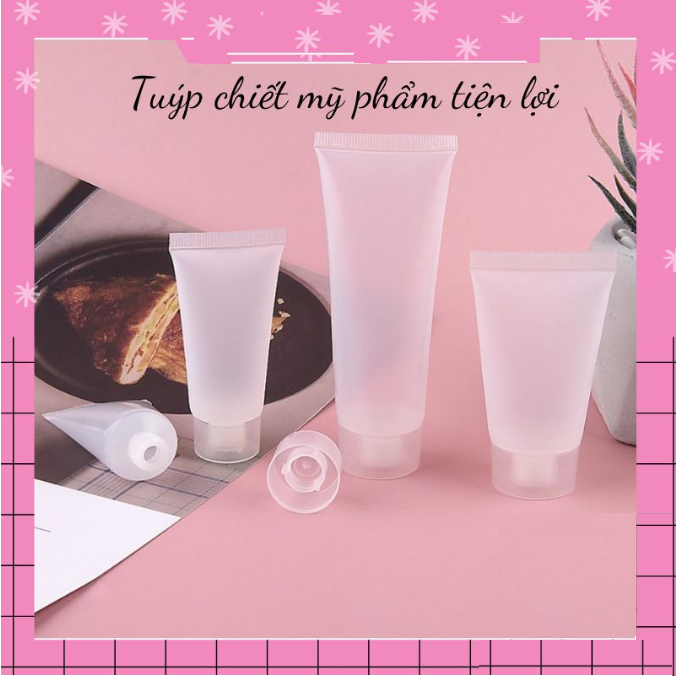 Tuýp, Lọ, Chai Nhựa Chiết Mỹ Phẩm Mini Đựng Kem Đánh Răng Dầu Gội Sữa Tắm Sữa Rửa Mặt GD725-ChietMP-5ml