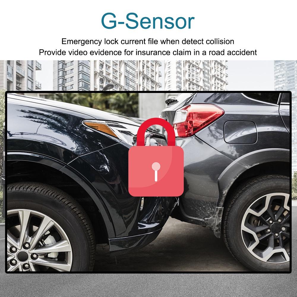 Camera hành trình xe hơi 2 Inch ống kính kép 1080P