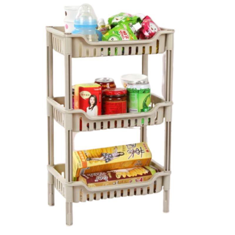 Kệ chữ nhật đựng gia vị nhựa 3 tầng, nhựa để đồ đa năng ,đựng gia vị trong tủ bếp,để đồ