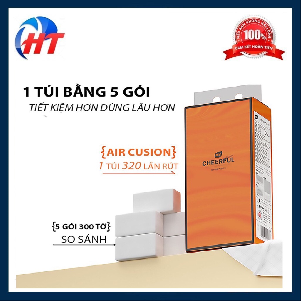COMBO 4 GÓI GIẤY VỆ SINH CHEERFUL TREO TƯỜNG RÚT SIÊU CHẤT LƯỢNG-HT