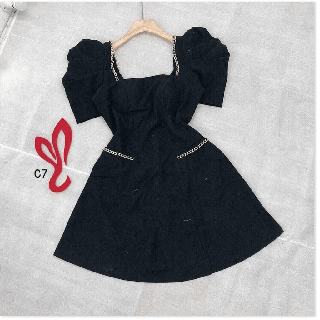 Đầm trượt phối viền xích siêu xinh đẹp cho chị em THỜI TRANG MỚI KINGSHOP79