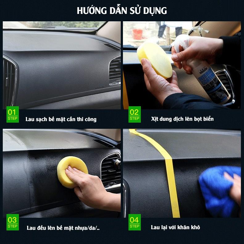 Chai Xịt Phục Hồi Dưỡng Bóng Nội Thất Ô Tô Xe Hơi Shuaxinbao Interior Coating