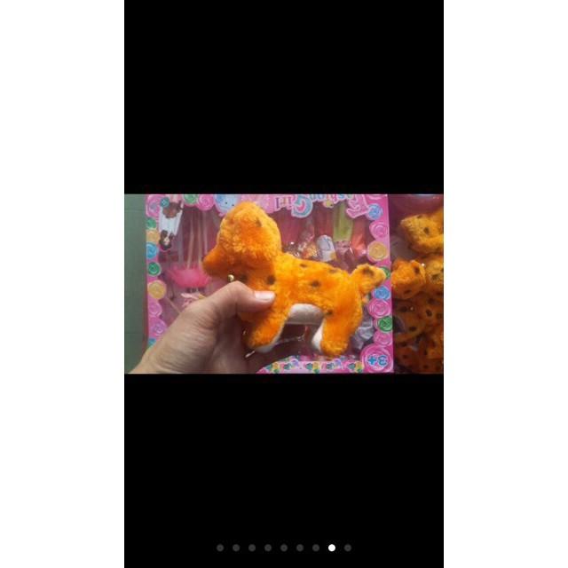 Chó đi được và phát tiếng kêu