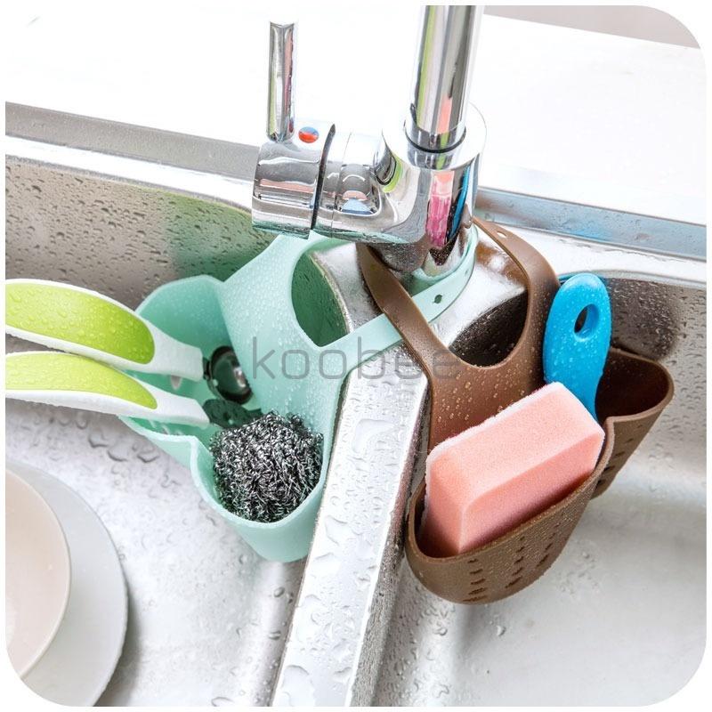 Giỏ Treo Vòi Rửa, Bồn Rửa Bát Để Đồ Đa Năng Tiện Dụng KooBee