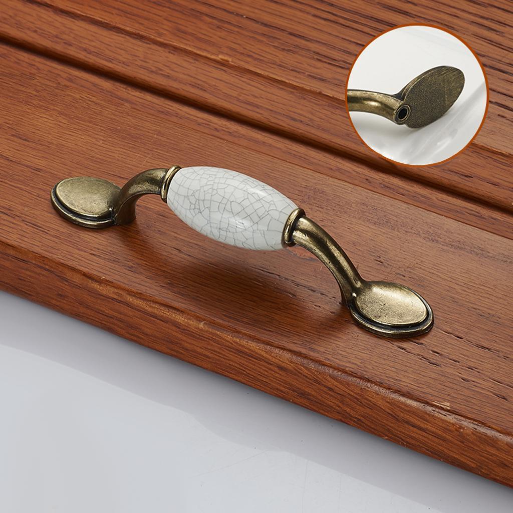 10Pcs Vintage Pull Knobs Cabinet Cupboard Pull Handle