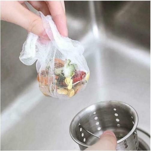 Gói 100 túi lọc rác thông minh cho bồn rửa chén