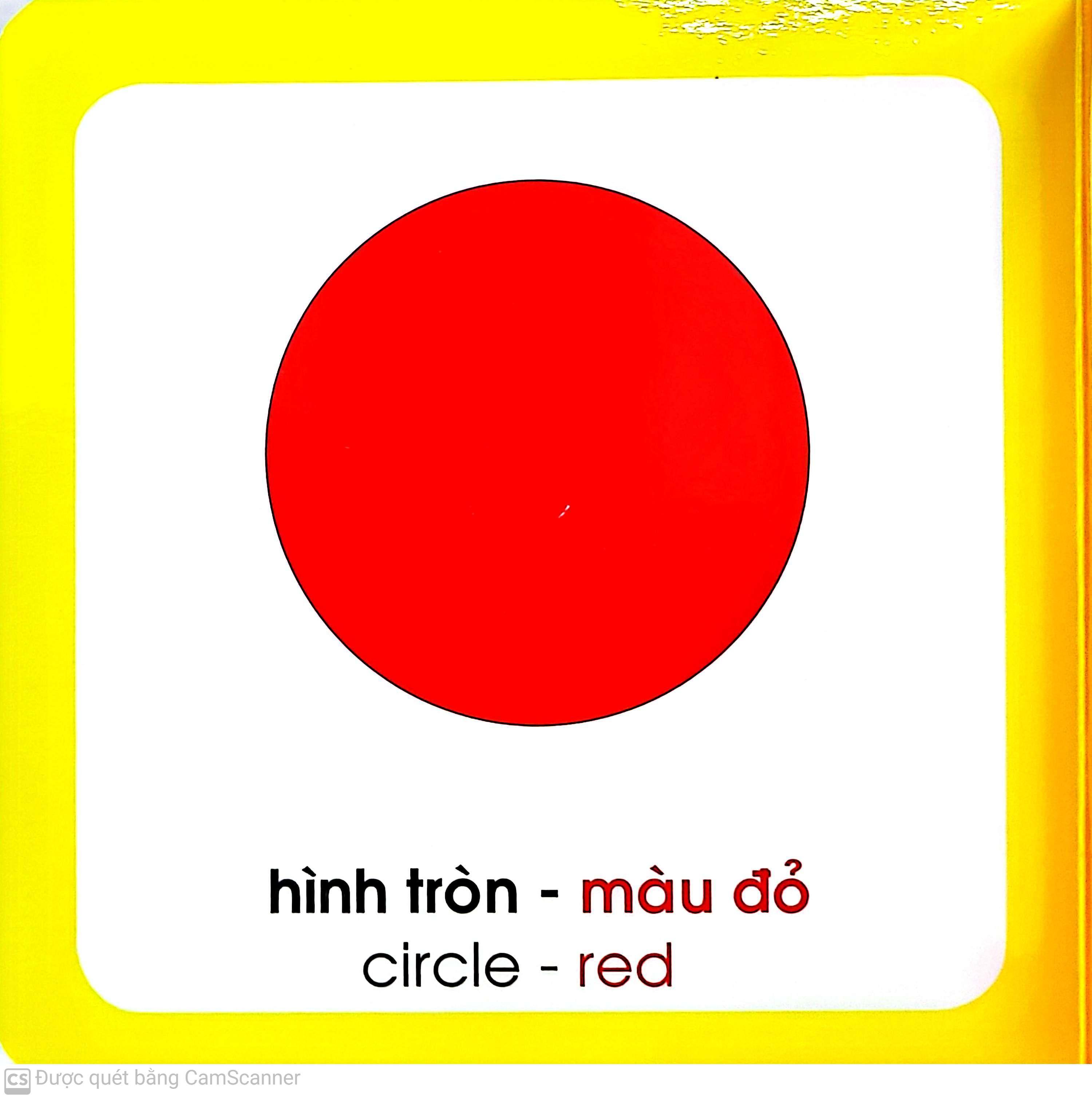 Từ Điển Hình Ảnh Cho Bé: Màu Sắc Và Hình Dạng (Tái Bản 2019)