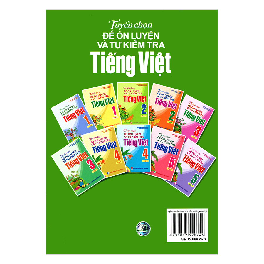 Sách: Tuyển Chọn Và Tự Kiểm Tra Tiếng Việt Lớp 2 - Tập 1