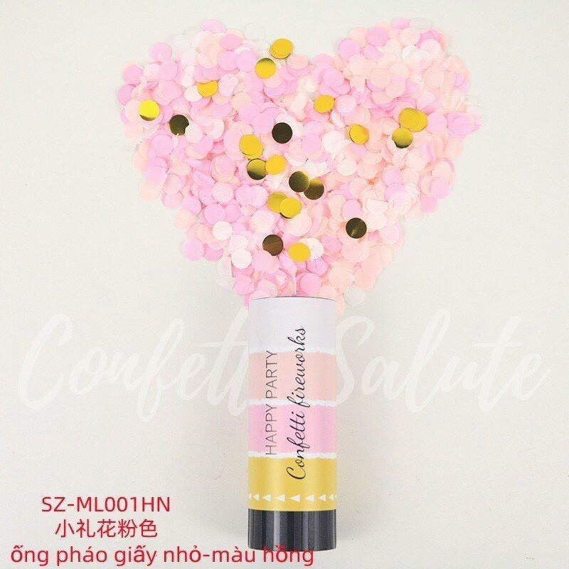 Ống Giấy Kim Tuyến Mini Confetti Nhiều Màu Sắc Cho Các Buổi Tiệc Sinh Nhật, Khai Trương