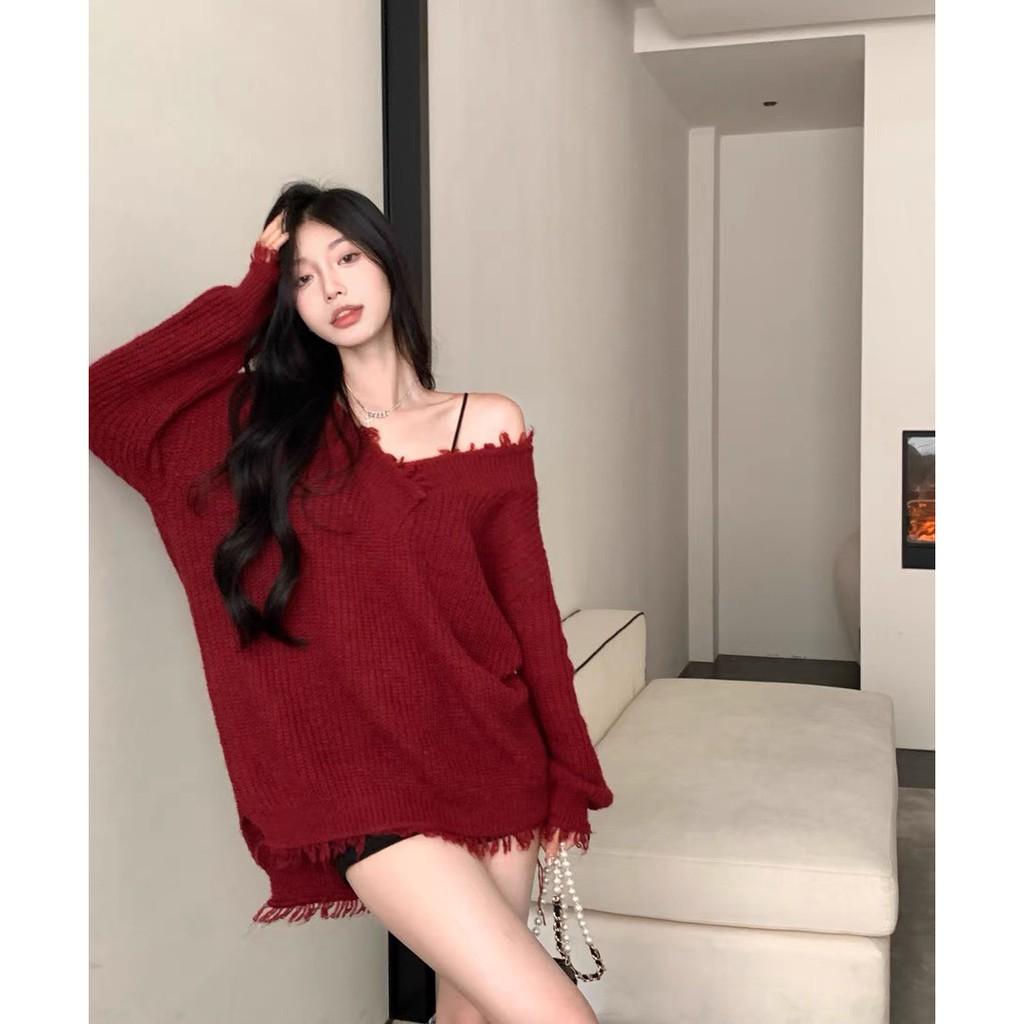 Áo đỏ bảng rộng Wabisabi N2611
