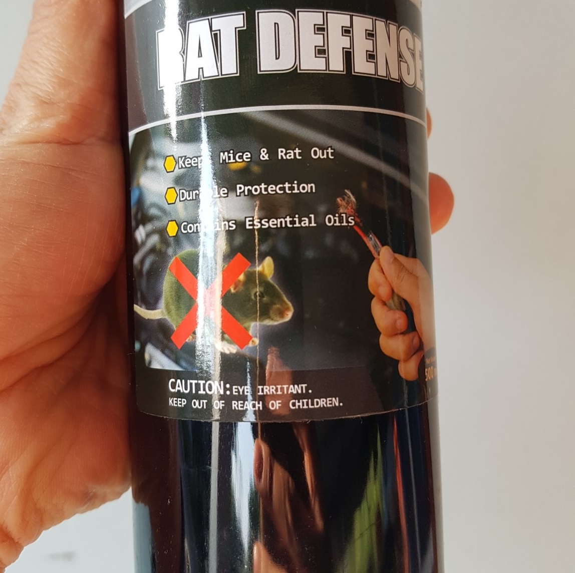 Chai xịt chống chuột ô tô Rat Defense 500ml