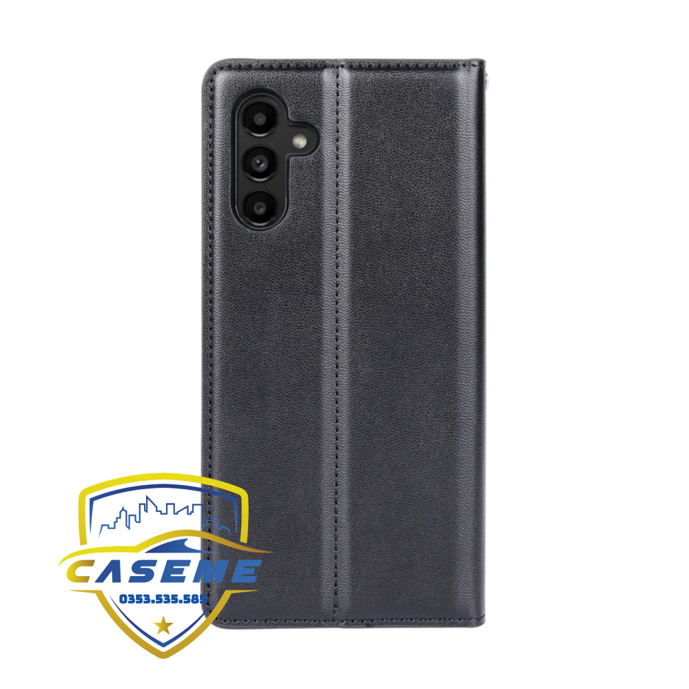 Bao da dạng ví dành cho Samsung Galaxy A14 5G, A24 4G, A34 5G, A54 5G hàng chính hãng Hanman có quai cài