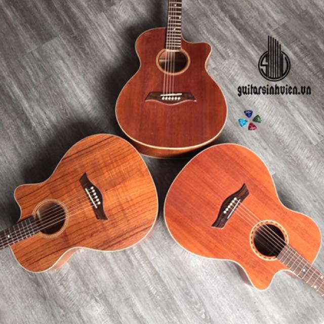 Đàn guitar full gỗ hồng đào SVFA2- tặng 7 phụ kiện