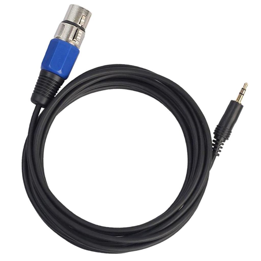 1.5 m Male Plug 3.5mm  Audio Cable Mic Adapter to XLR Female for Speaker