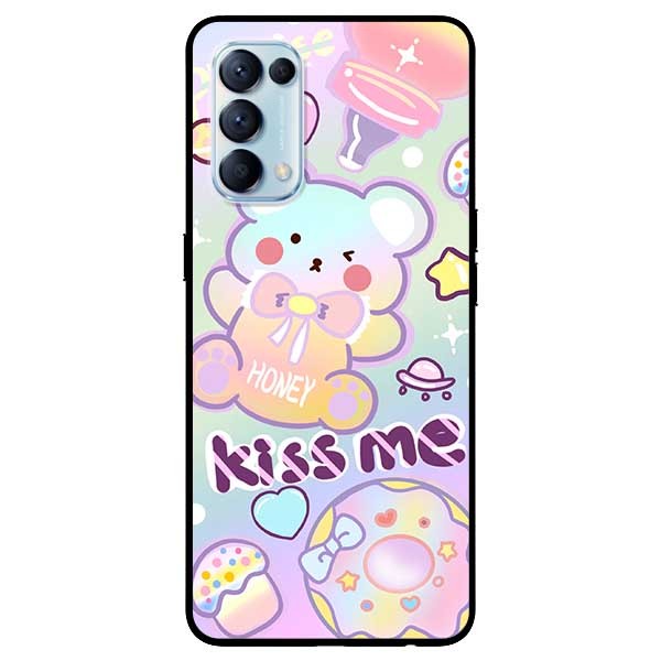 Ốp lưng dành cho Oppo Reno 5 mẫu Gấu 7 Màu