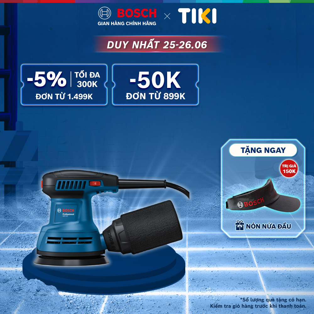 Máy chà lệch tâm GEX 125