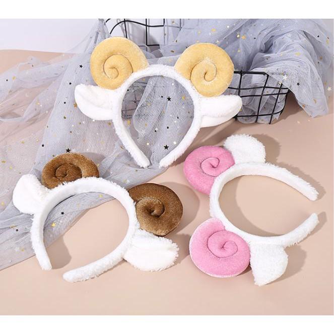 BĂNG ĐÔ BỜM TÓC CAO CẤP SỪNG CỪU DỄ THƯƠNG DIỆU DÀNG Phụ kiện makeup