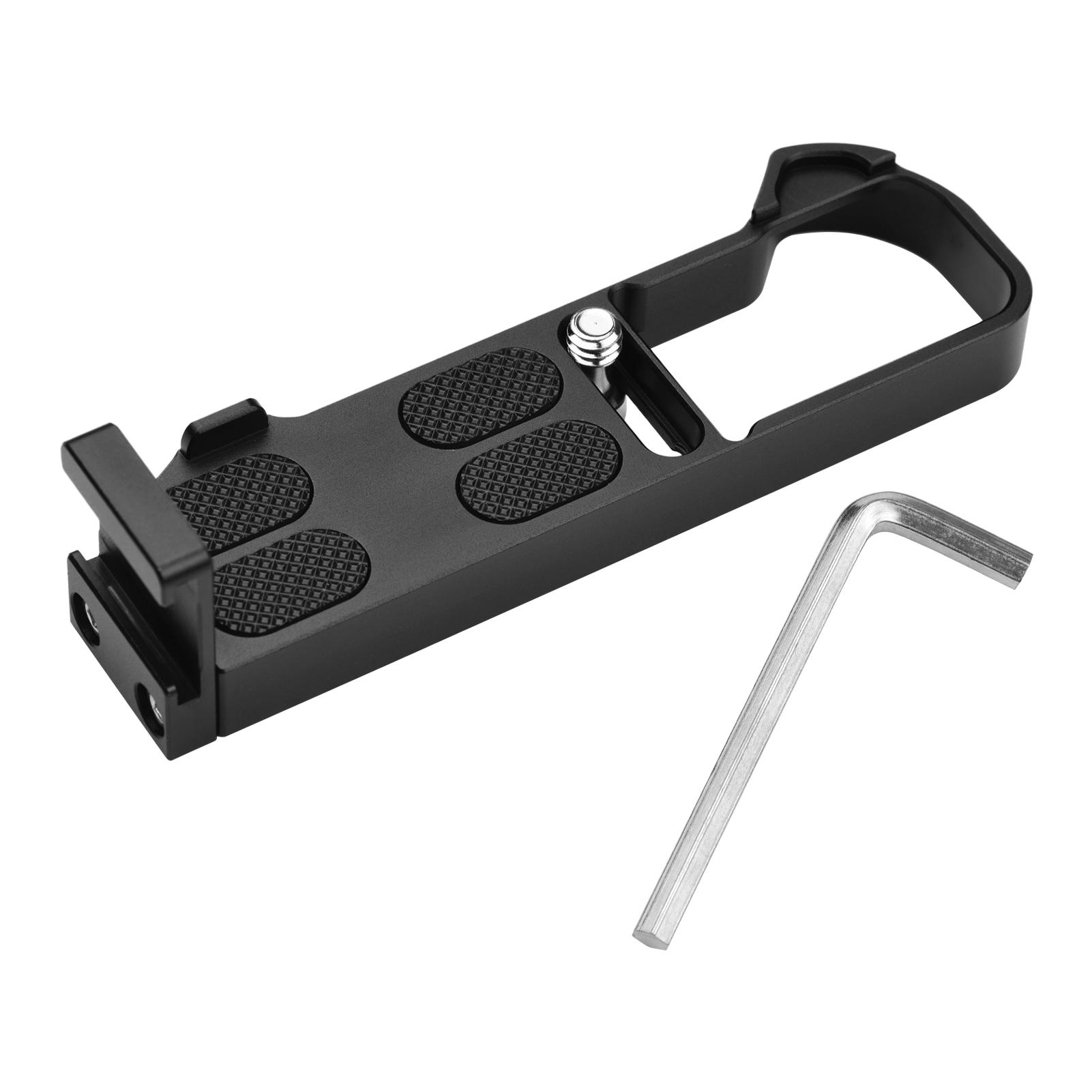 Tấm gắn L có đế nguội 1/4 thay thế cờ lê vít cho máy ảnh Canon G7X Mark III / II